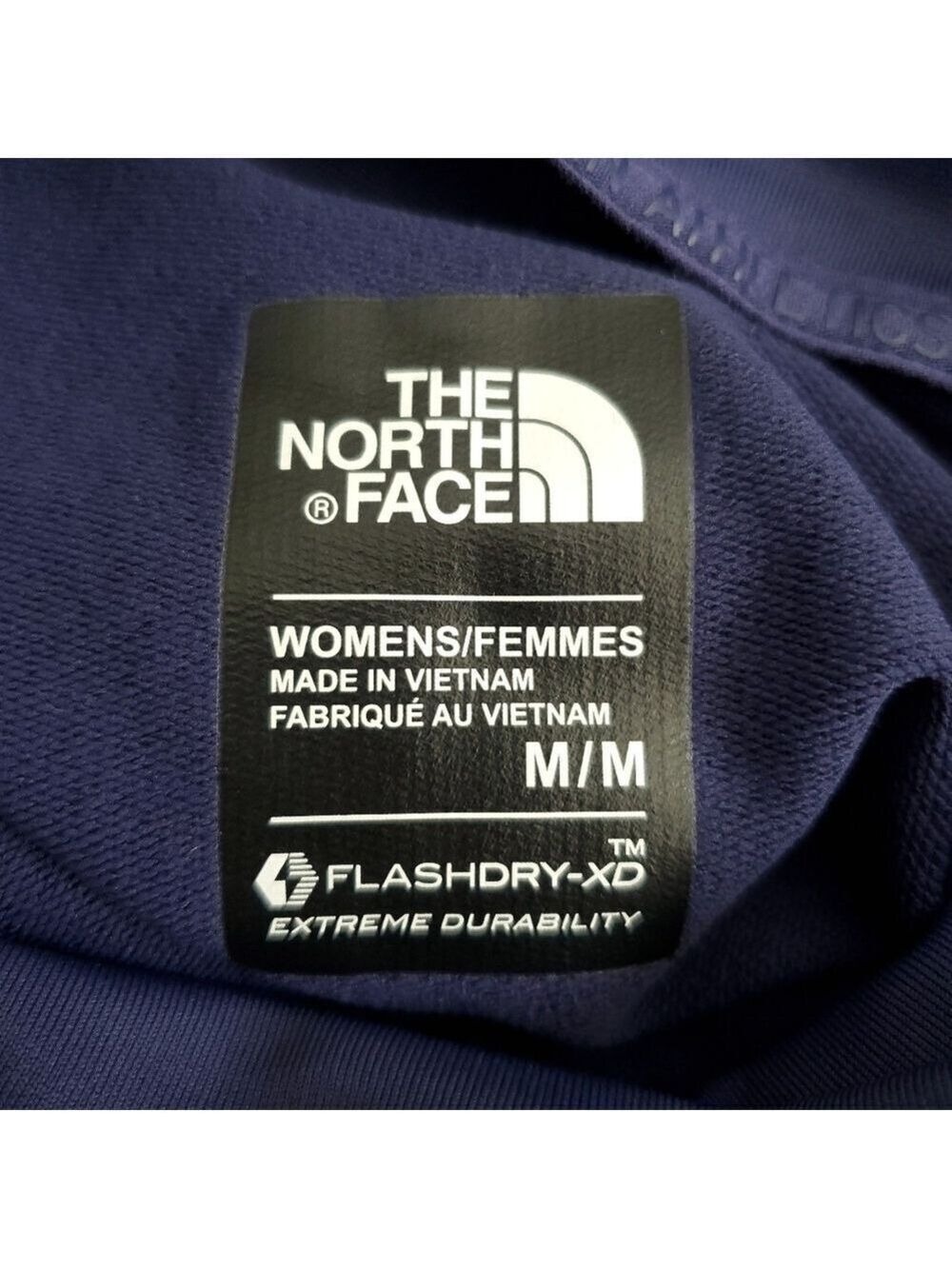 THE NORTH FACE FLASHDRY FUNNEL NECK LONG SLEEVE BLUE WOMENS ( M ) - Picture 9 of 9